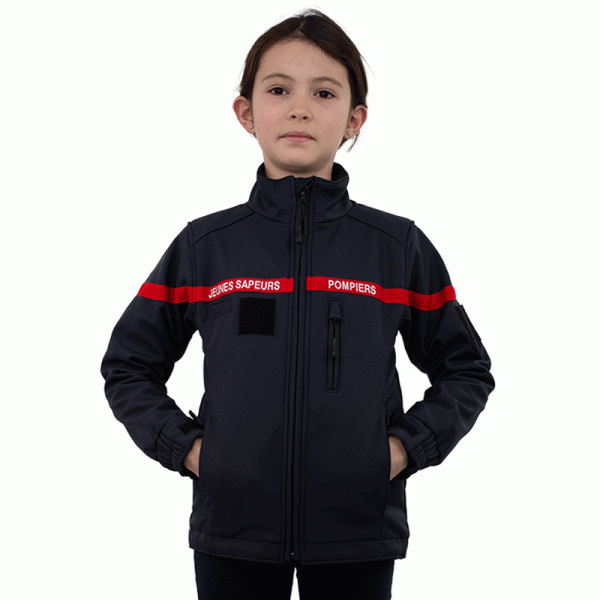 Blouson Softshell Jeunes Sapeurs-Pompiers